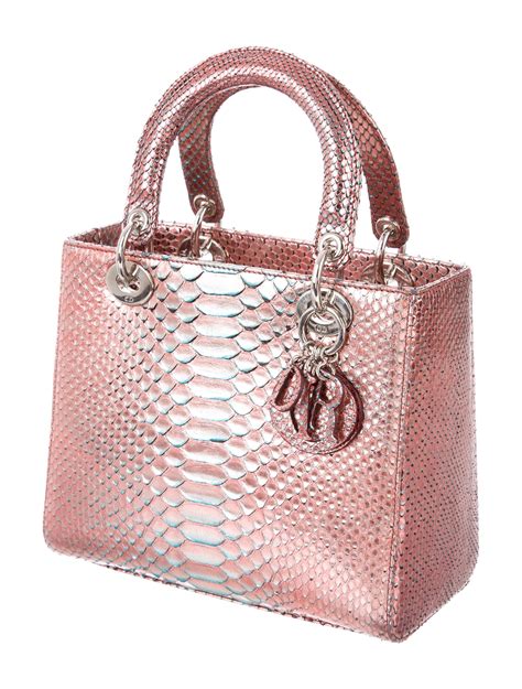 lady dior bag python